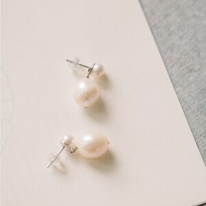 Sterling silver Pearl earrings